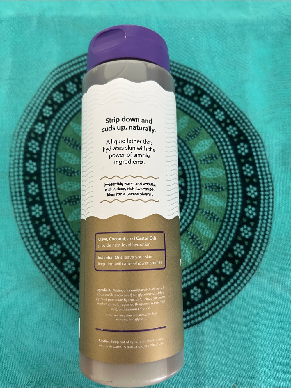 ZUM Frankincense & Myrrh Plant-Based Body Soap - Purple Cap - Picture 2 of 5